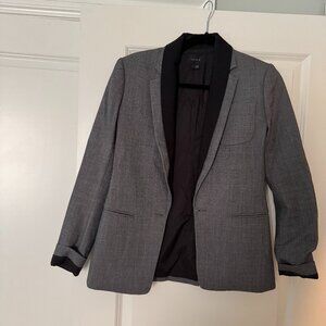 Theory Grey & Black Blazer size 0